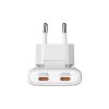Verbatim Ładowarka Fold n GO GaN 65W 2xUSB-C PD 3.0 PPS biała